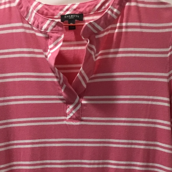 Talbots Petite 3/4 sleeve top - Picture 4 of 5